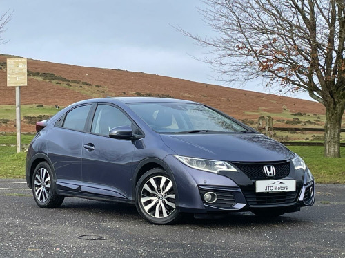 Honda Civic  1.6 i-DTEC SE Plus 5dr [Nav] Man, diesel, blue + zero road tax