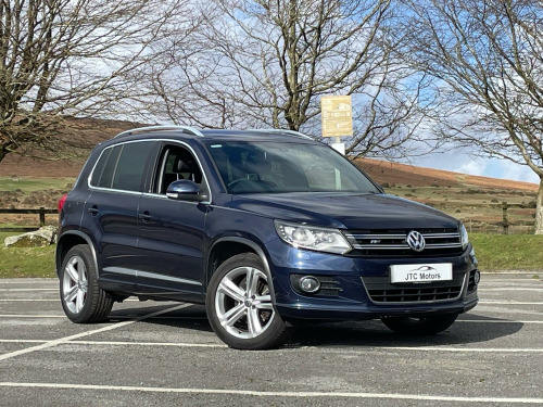 Volkswagen Tiguan  2.0 TDi BlueMotion Tech R-Line 5dr 150 DSG [NAV], Auto, Blue + 1 owner sinc