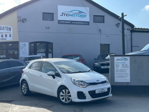 Kia Rio  1.25 SR7 5dr Man, petrol, white + Â£35 road tax