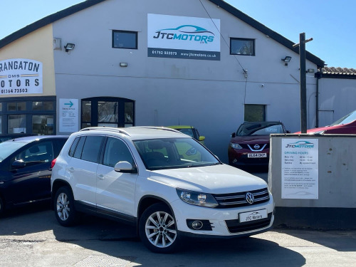 Volkswagen Tiguan  2.0 TDi BlueMotion Tech SE 5dr Auto, diesel, white + full leather interior