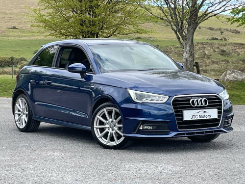 Audi A1  1.6 TDI S Line 3dr Man, diesel, blue + Â£20 road tax