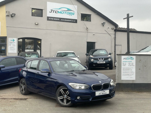 BMW 1 Series 118 118i [1.5] Sport 5dr [Nav] Man, petrol, Blue + Great History