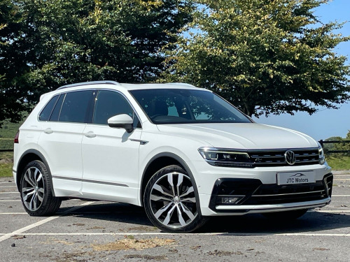 Volkswagen Tiguan 2.0 BiTDi 240 4Motion R-Line Tech 5dr Auto, white, diesel + stunning exampl
