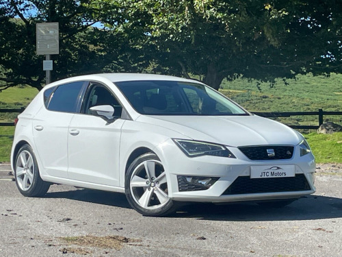 SEAT Leon  1.4 EcoTSI 150 FR 5dr Auto [Technology Pack], petrol, white + Â£35 road tax
