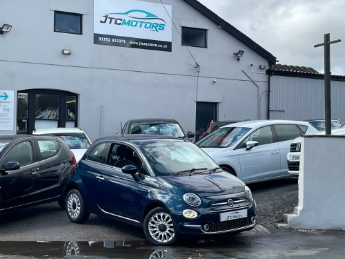 Fiat 500  1.2 Lounge 3dr Man, petrol, blue + Â£20 road tax