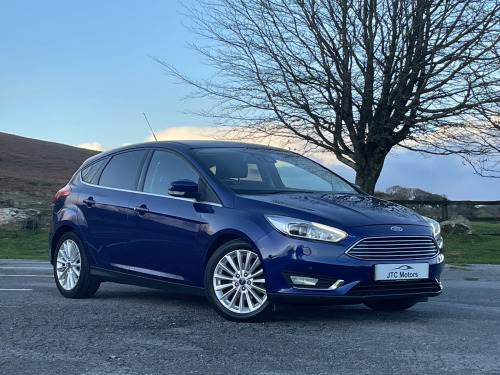 Ford Focus  1.5 TDCi 120 Titanium X 5dr Man, diesel, blue + £20 ROAD TAX