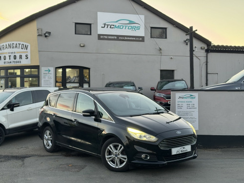 Ford S-MAX  2.0 TDCi 150 Titanium 5dr Man, diesel, black + 7 seater