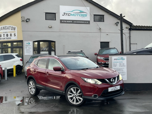 Nissan Qashqai  1.5 dCi Tekna 5dr Man, red, diesel + £20 road tax