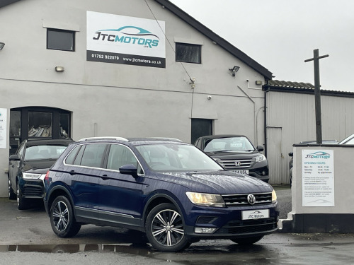 Volkswagen Tiguan  2.0 TDi 150 4Motion SE Nav 5dr Auto, diesel, Blue + Great Value 
