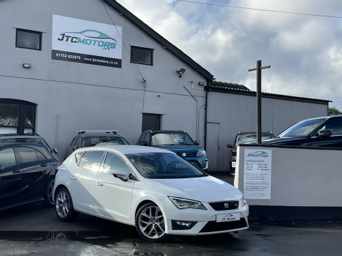 SEAT Leon  2.0 TDI 184 FR 5dr [Technology Pack] Man, diesel, white + £35 road tax 