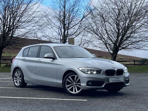 BMW 1 Series 118 118i [1.5] Sport 5dr [Nav] Man, petrol, silver + great value 