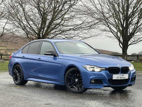 BMW 3 Series 320 320i M Sport Shadow Edition 4dr Step Auto, blue, petrol + stunning car 