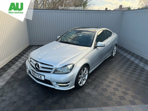 Mercedes-Benz C-Class C180 1.6 C180 AMG Sport Edition Coupe 2dr Petrol G-Tron 