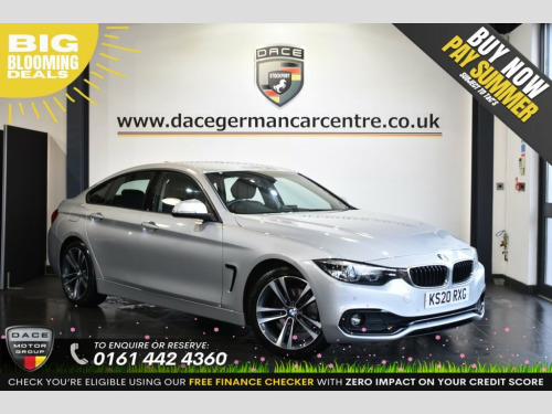 BMW 4 Series  2.0 420D SPORT GRAN COUPE 4DR AUTO 188 BHP HEATED 