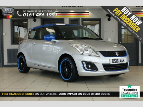 Suzuki Swift  1.2 SZ3 3d 94 BHP VIVID BLUE BODY STYLING - BLUETO