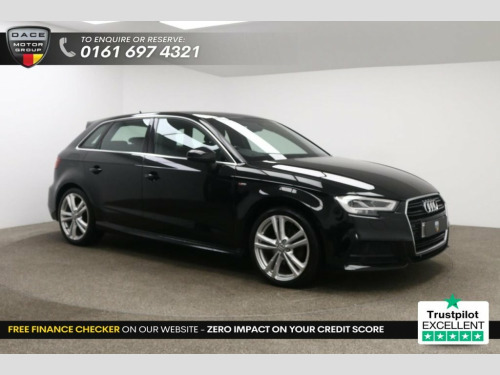 Audi A3  1.5 SPORTBACK TFSI S LINE 5d 148 BHP APPLE CAR PLA