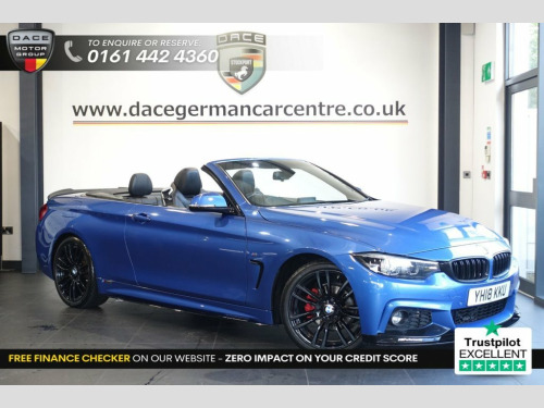 BMW 4 Series  2.0 420i M Sport Convertible 2dr Petrol Auto Euro 