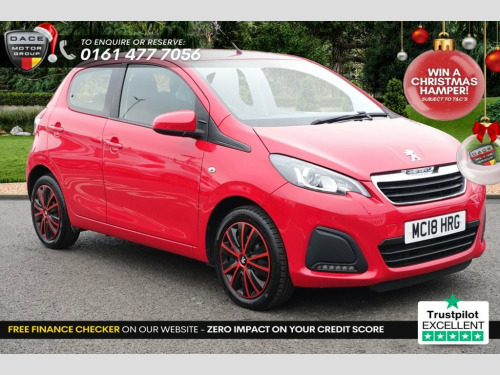 Peugeot 108  1.0 Active Hatchback 5dr Petrol Manual Euro 6 (72 