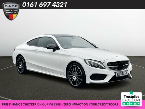 Mercedes-Benz C-Class C200 2.0 C200 AMG Line (Premium) Coupe 2dr Petrol G-Tro