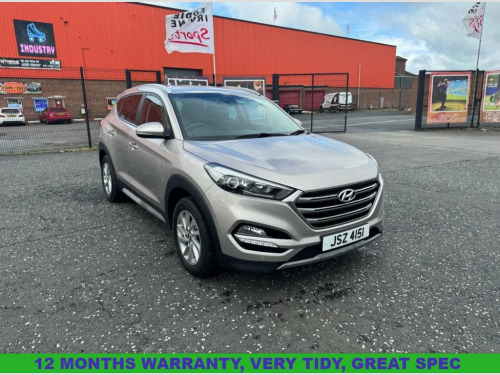 Hyundai Tucson  1.7 CRDi Blue Drive Premium SUV 5dr Diesel Manual 