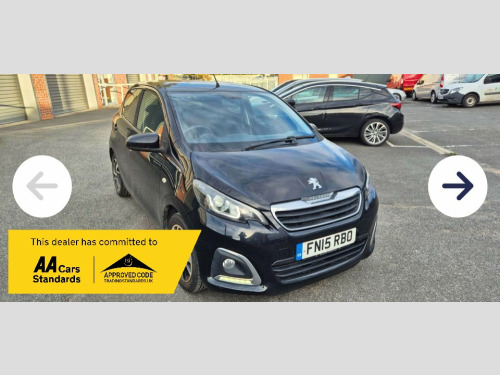 Peugeot 108  1.2 VTi PureTech Allure Hatchback 5dr Petrol Manual Euro 5 (82 ps)