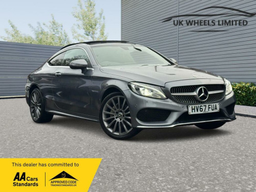 Mercedes-Benz C-Class C200 2.0 C200 AMG Line (Premium) G-Tronic+ 4MATIC Euro 6 (s/s) 2dr 