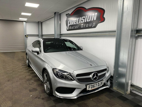 Mercedes-Benz C-Class  2.1 C220d AMG Line (Premium) Coupe 2dr Diesel G-Tr