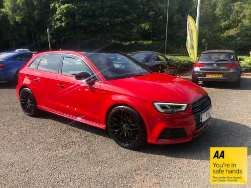 Audi A3  2.0 SPORTBACK TDI S LINE BLACK EDITION 5d 148 BHP 