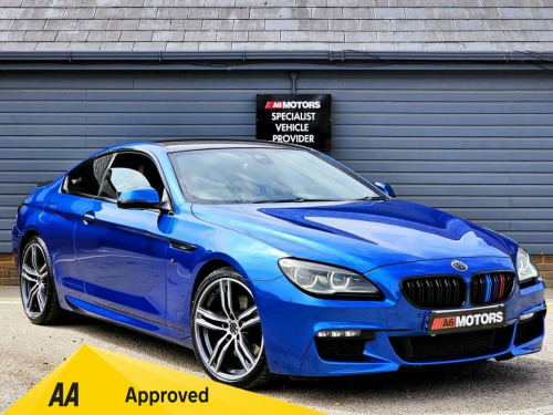 BMW 6 Series  3.0 640D M SPORT 2d 309 BHP SONIC SPEED BLUE. STUN