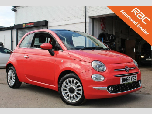Fiat 500  1.2 LOUNGE 3d 69 BHP PAN ROOF---SPARE WHEEL---ALLO