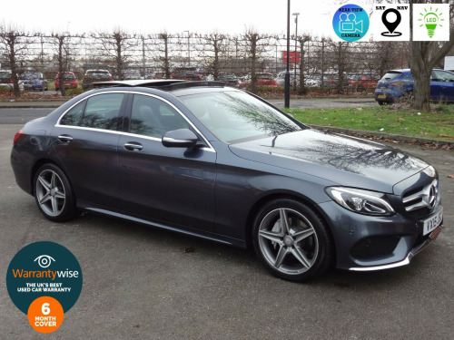 Mercedes-Benz C-Class C220 2.1 C220 BlueTEC AMG Line (Premium) G-Tronic+ Euro 6 (s/s) 4dr