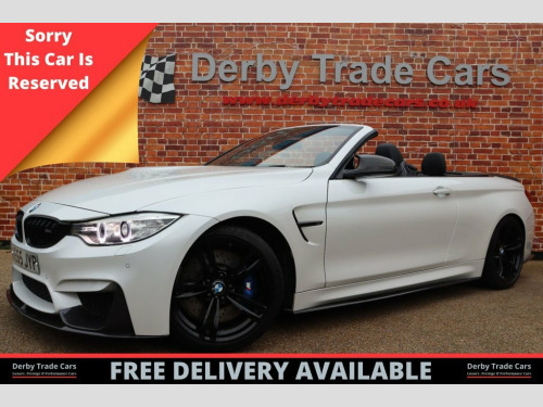 BMW M4  3.0 BiTurbo Convertible 2dr Petrol Manual Euro 6 (