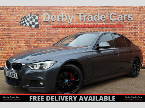 BMW 3 Series  2.0 330E M SPORT 4d 181 BHP SUN ROOF + FULL RED DA