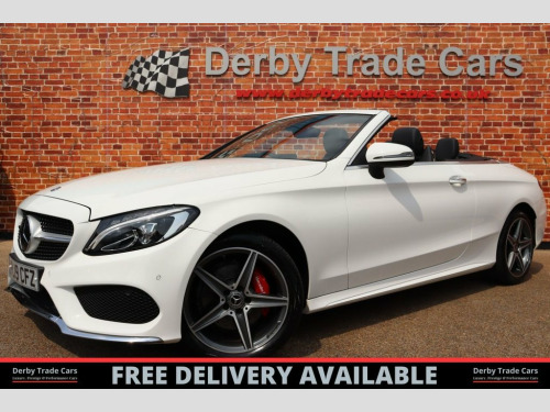 Mercedes-Benz C-Class  2.1 C220d AMG Line (Premium Plus) Cabriolet 2dr Di