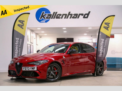 Alfa Romeo Giulia  2.9 V6 Bi-Turbo Quadrifoglio Saloon 4dr Petrol Aut