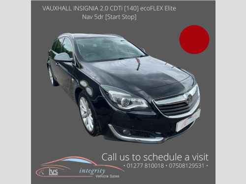 Vauxhall Insignia  ELITE NAV CDTI ECOFLEX S/S 5-Door