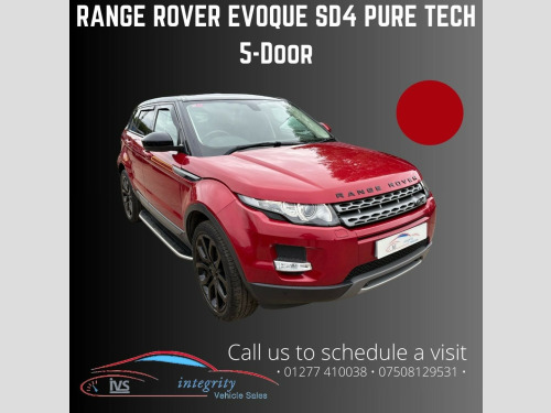 Land Rover Range Rover Evoque  SD4 PURE TECH 5-Door