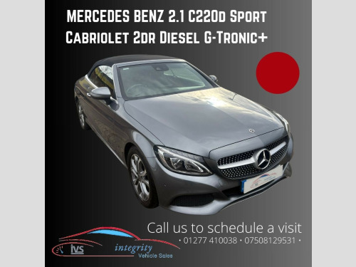 Mercedes-Benz C-Class  2.1 C220d Sport Cabriolet 2dr Diesel G-Tronic+ Euro 6 (s/s) (170 ps)