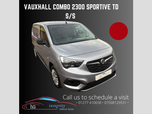 Vauxhall Combo  1.5 Turbo D 2300 Sportive Crew Van Double Cab 4dr Diesel Manual L2 Euro 6 (