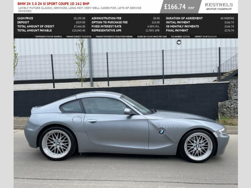 BMW Z4 Z4 3.0 Z4 SI SPORT COUPE 2d 262 BHP