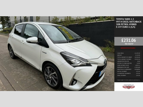 Toyota Yaris  1.5 VVT-h Excel Hatchback 5dr Petrol Hybrid E-CVT 