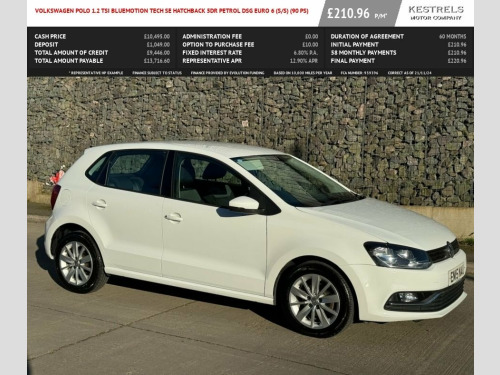 Volkswagen Polo  1.2 TSI BlueMotion Tech SE Hatchback 5dr Petrol DS