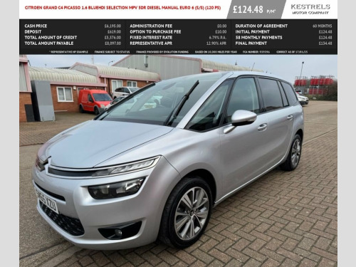 Citroen Grand C4 Picasso  1.6 BlueHDi Selection MPV 5dr Diesel Manual Euro 6