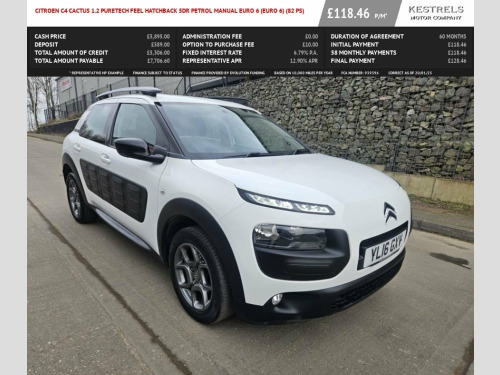 Citroen C4 Cactus  1.2 PureTech Feel Hatchback 5dr Petrol Manual Euro