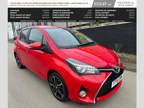 Toyota Yaris  1.33 Dual VVT-i Design Hatchback 5dr Petrol Multid