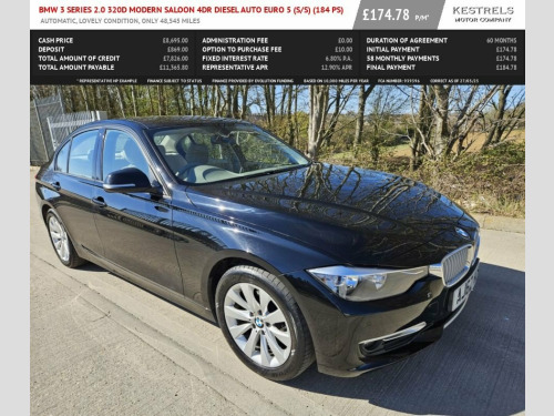 BMW 3 Series  2.0 320d Modern Saloon 4dr Diesel Auto Euro 5 (s/s