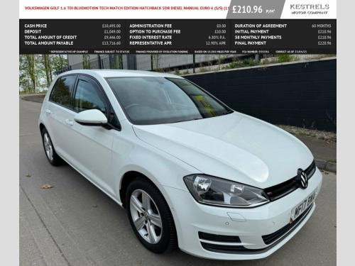 Volkswagen Golf  1.6 TDI BlueMotion Tech Match Edition Hatchback 5d