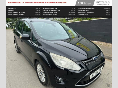 Ford Grand C-MAX  1.6T EcoBoost Titanium MPV 5dr Petrol Manual Euro 