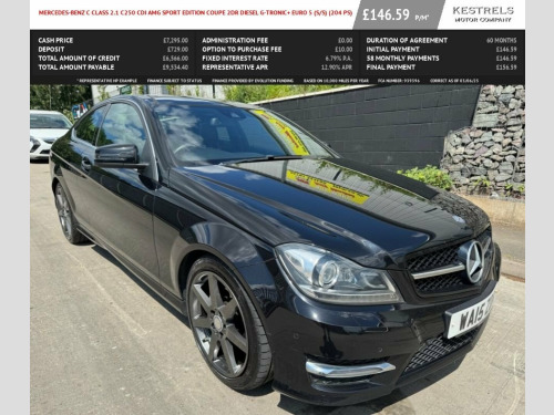 Mercedes-Benz C-Class C250 2.1 C250 CDI AMG Sport Edition Coupe 2dr Diesel G-
