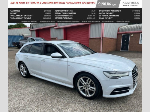 Audi A6  2.0 TDI ultra S line Estate 5dr Diesel Manual Euro